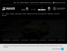 Tablet Screenshot of mercedes-herten.com